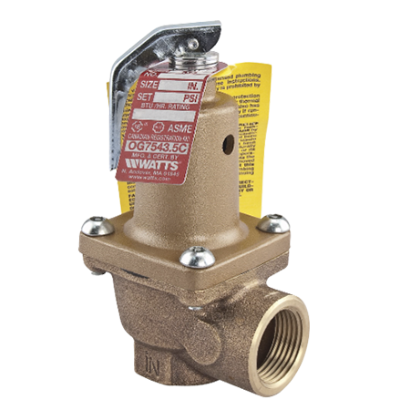 Watts 174A-3/4-125 Relief Valve 125 PSI